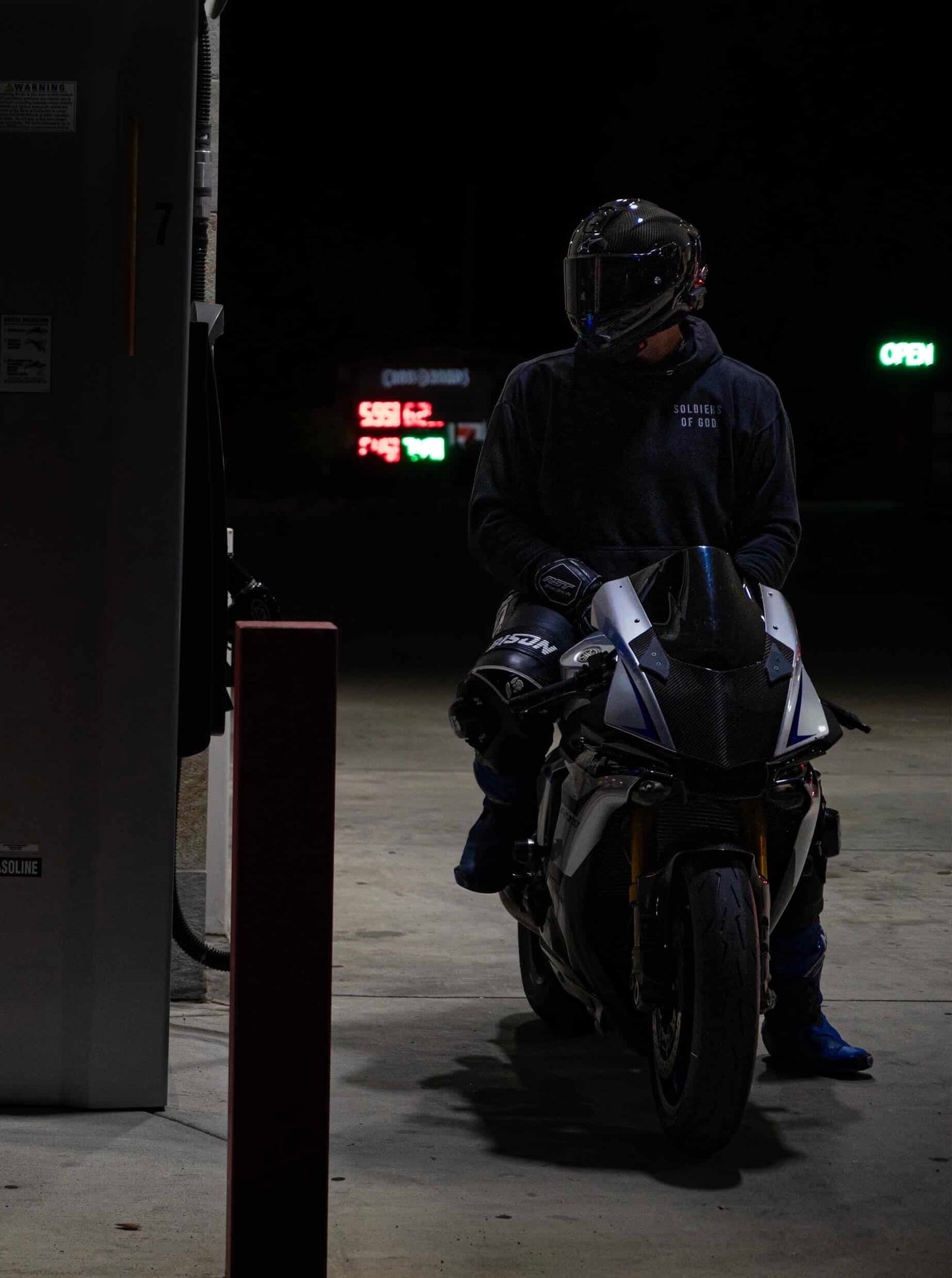 2 Timothy 2:3 Fireblade Hoodie Black